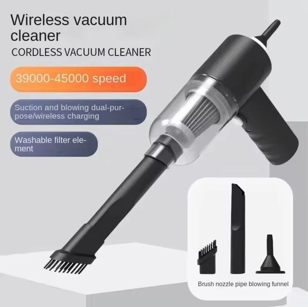 Rechargeable Mini Handheld Vacuum – Car & Home Cleaner