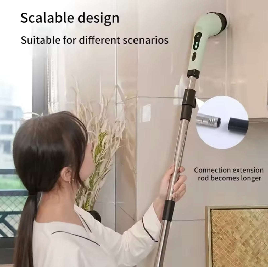 Cordless Electric Spin Scrubber – Multipurpose Cleaning Brush