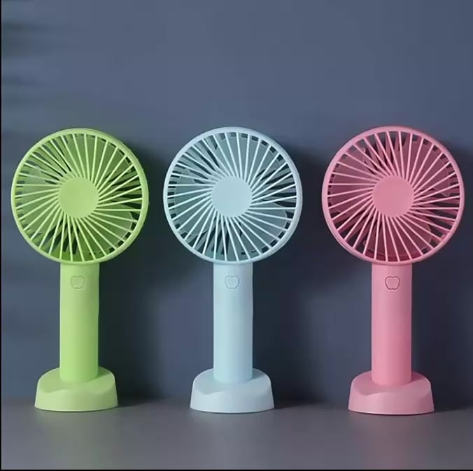 Portable Rechargeable Handheld Fan – 3 Speed